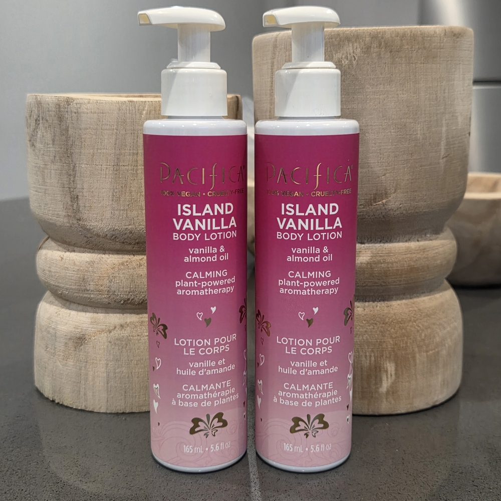 Pacifica Island Vanilla Body Lotion - Pink and White